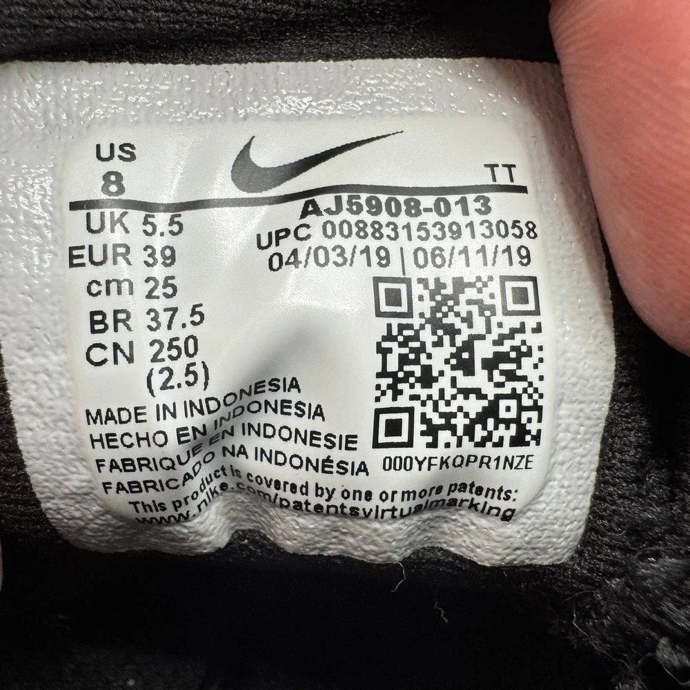 Nike Flex Experience 8 Women 8 Black Running Shoes AJ5908-013 Sneakers Grey
